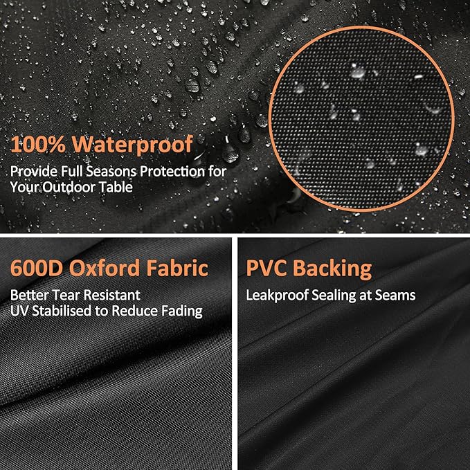 Cover for CharBroil Bistro Pro Electric Grill & Griddle, for CB1250073P4 Grill, 600D Heavy Duty Waterpoorf Outdoor Fade Resistant Charbroil Bistro Pro Cover, Outdoor Accessory