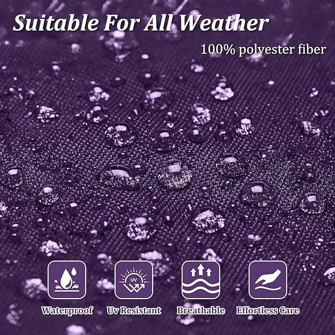 14 Pcs Outdoor Cushion Slipcovers Patio Cushion Covers Replacement Waterproof with Zipper for Outdoor Furniture, Patio Sofa Couch 3 Sizes, Covers Only
