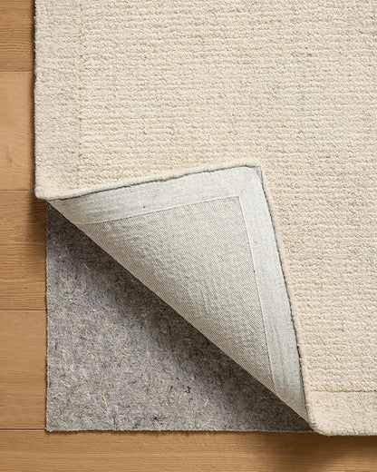 Loloi Magnolia Home by Joanna Gaines Henley Collection HNY-01 Ivory/Smoke 8'-6" x 11'-6" Area Rug
