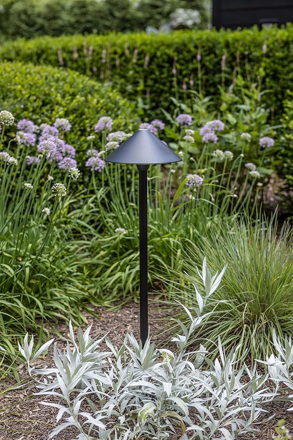 Hinkley Springfield 16016BK-LL Mini LED Low Voltage Landscape Pathway Light - 12v, Dimmable, Aluminum - Black