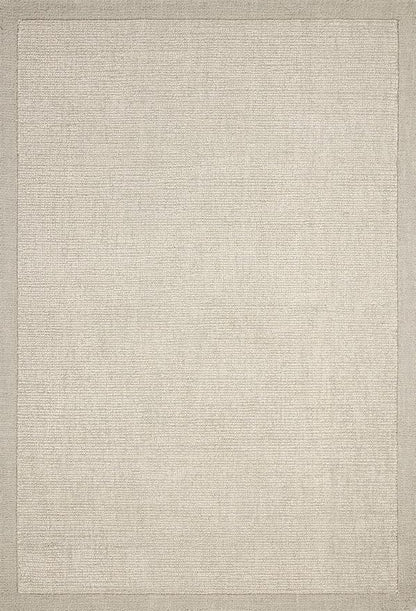 Loloi Magnolia Home by Joanna Gaines Henley Collection HNY-01 Ivory/Silver 3'-6" x 5'-6" Accent Rug