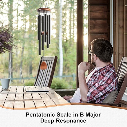 Wind Chimes for Outside, 37.5 inch Large Metal Wind Chimes Outdoor (2 Pack)