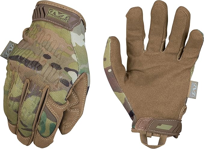 Mechanix Wear Original Tactical Glove - High Performance Anti-Slip Grip Safety Gloves - Impact Resistant & Touchscreen Capable - Large - MultiCam Camouflage