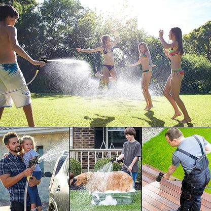 50 ft Stainless Steel Garden Hose - 2026 New Technology Metal Water Garden Hoses with 3/4" Solid Fitting - Lightweight,Ultra Flexible,Durable,Kink-Less Watering Pipes Garden Hoses For Yard, Outdoor