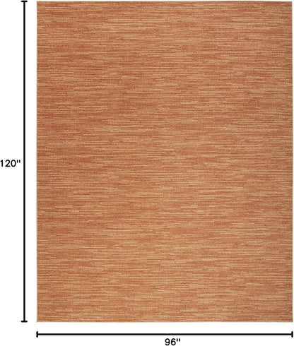 Nourison Home Essentials 8' x 10' Rust Area Rug