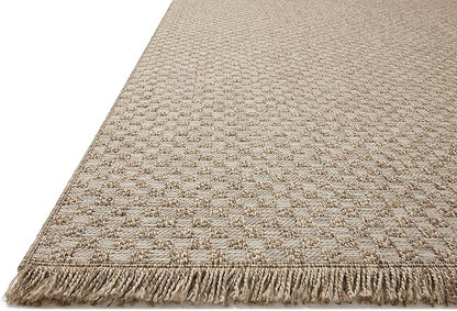 Loloi Dawn Collection Indoor/Outdoor DAW-02 Tan 2'-3" x 7'-7" Runner Rug