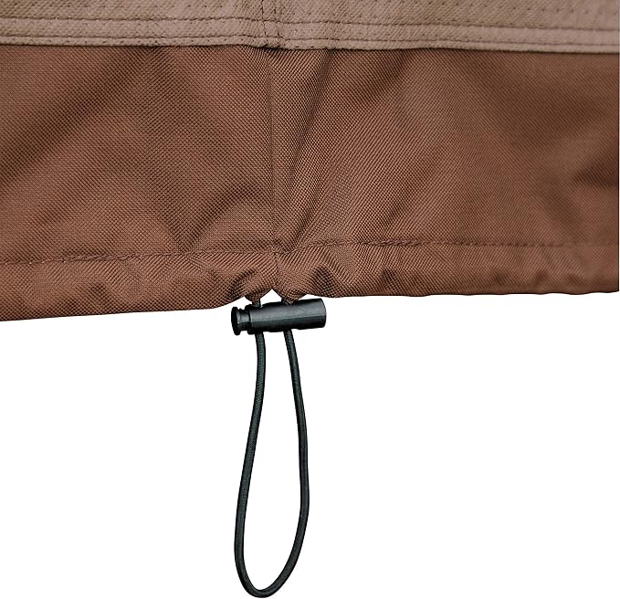 DUCKCOVERS ULV623835 Ultimate Patio Loveseat Cover, 62 "W x 38" D x 35" H, Mocha Cappuccino, Patio Furniture Covers