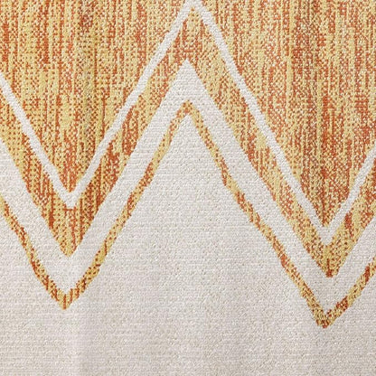 Home Dynamix Nicole Miller New York Patio Sofia Leon Indoor/Outdoor Area Rug, 5'2"x7'2", Ivory/Mustard