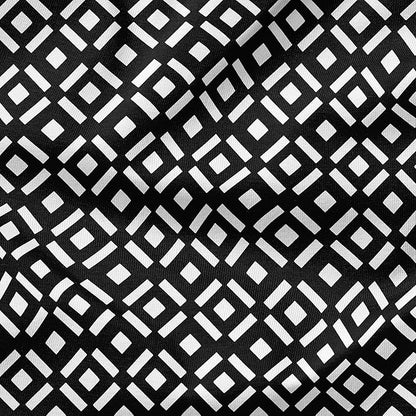 Arden 4-Pack Outdoor Patio Dining Chair Cushion, 20x44, Rain-Proof Seat Pad, Fade-Resistant Outdoor Cushion Black Demi Tile