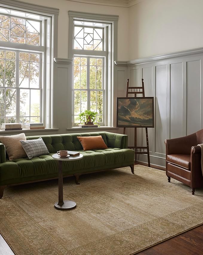 Loloi Magnolia Home by Joanna Gaines Mona Collection MOA-05 Antique/SPA 2'-6" x 8'-0" Runner Rug