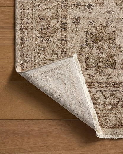 Loloi Haywood Collection HYD-04 Ivory/Taupe 2'-7" x 8'-0" Runner Rug