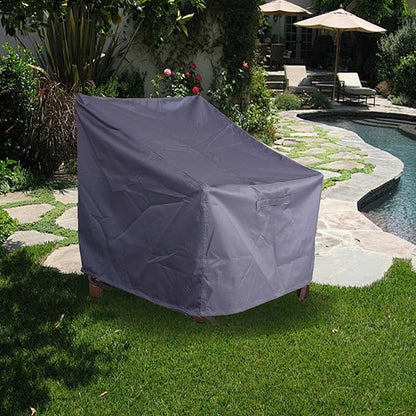 Patio Chair Covers, 1 Pack outdoor furniture covers, Heavy Duty and Waterproof outdoor chair cover, patio furniture cover 43" W x 42" D x 42" H Grey