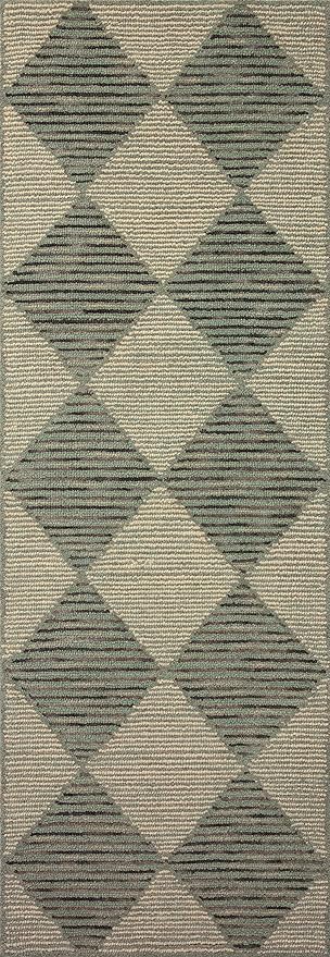 Loloi Chris Loves Julia Francis Collection FRA-01 Spa/Granite 7'-9" x 9'-9" Area Rug