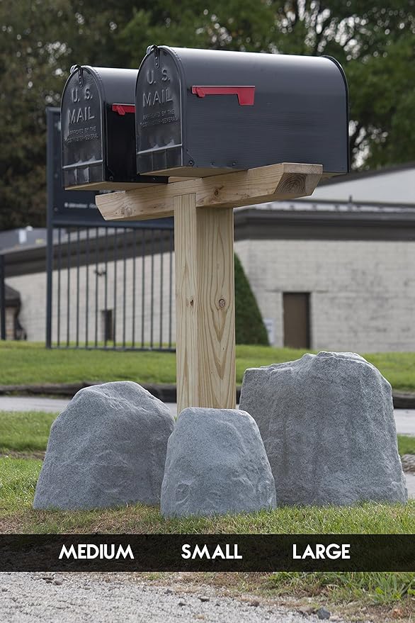 Emsco Group 2186 Landscape Rock Resin, Medium, Granite
