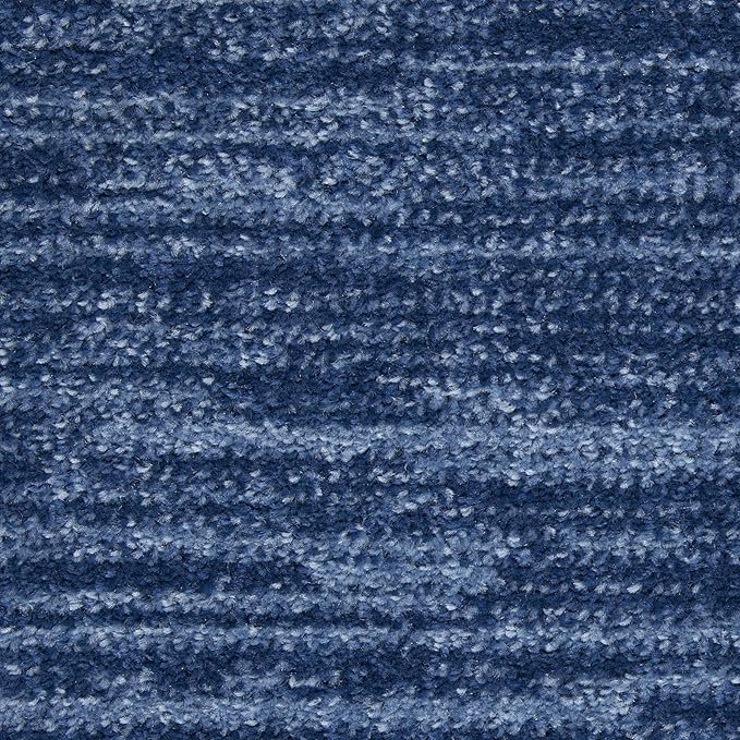 Nourison Home Essentials Indoor/Outdoor Navy Blue 10' x 14' Area Rug, Easy Cleaning, Non Shedding, Bed Room, Living Room, Dining Room, Backyard, Deck, Patio (10x14)