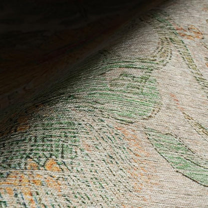 Dash & Albert Zell Multi Machine Washable Rug, 9.5 X 13.5 Feet, Multicolored/Tan Floral Pattern