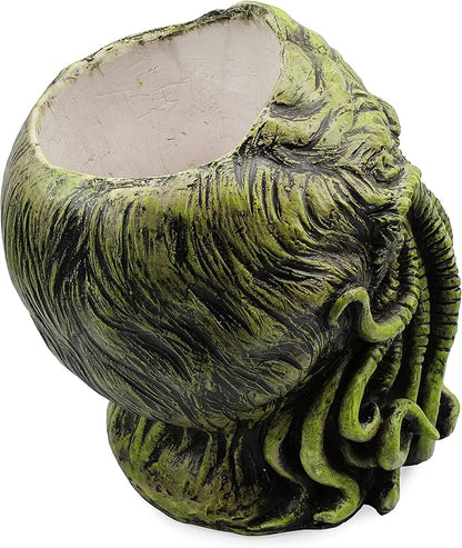 Toy Vault Cthulhu Planter Pot (5-Inch); Mini Monster Resin Planter Inspired by H.P. Lovecraft
