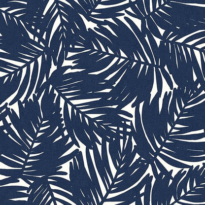 Arden 2-Pack earthFIBER Outdoor Patio Dining Chair Cushion, 20x44, Rain-Proof Seat Pad, Fade-Resistant Outdoor Cushion Navy Blue King Palm