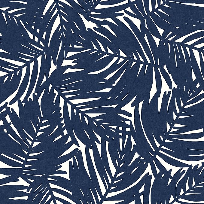 Arden 4-Pack earthFIBER Outdoor Patio Dining Chair Cushion, 20x44, Rain-Proof Seat Pad, Fade-Resistant Outdoor Cushion Navy Blue King Palm