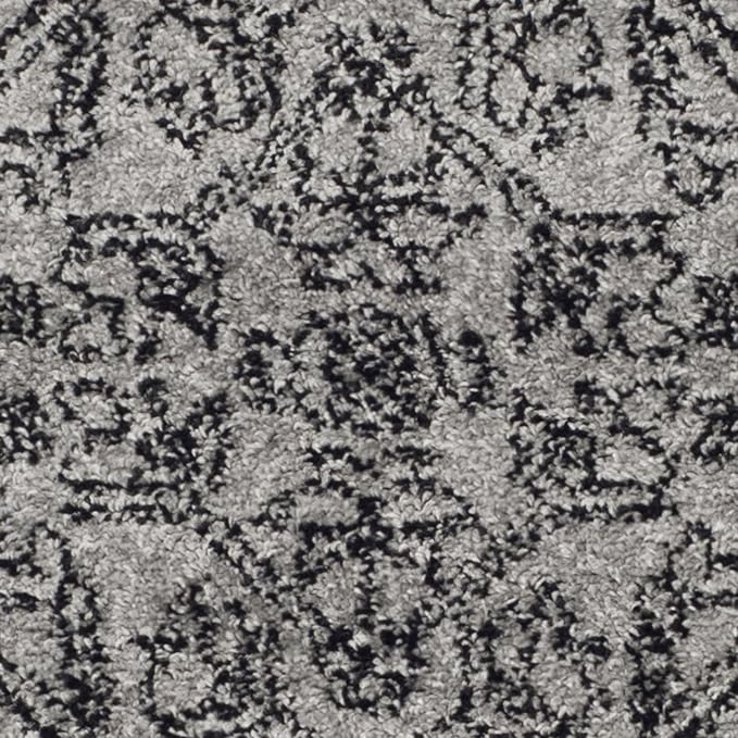 SAFAVIEH Adirondack Collection Accent Rug - 3' x 5', Silver & Black, Oriental Medallion Design, Non-Shedding & Easy Care, Ideal for High Traffic Areas in Entryway, Living Room, Bedroom (ADR108A)