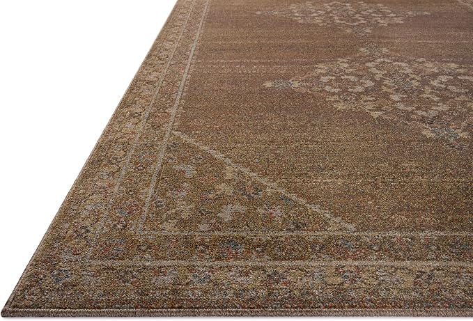 Loloi Magnolia Home by Joanna Gaines Mona Collection MOA-04 Sunset/Natural 3'-7" x 5'-7" Accent Rug