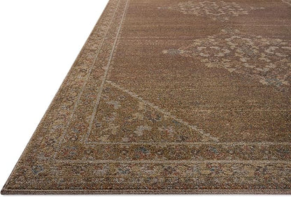 Loloi Magnolia Home by Joanna Gaines Mona Collection MOA-04 Sunset/Natural 3'-7" x 5'-7" Accent Rug