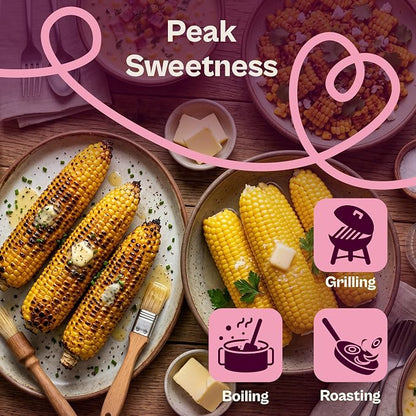 SVI 80 Golden Bantam Sweet Corn Seeds (Zea mays) – Yellow Sweet Corn Seed Packets Non GMO – Fast Growing Heirloom Vegetable Seeds, Outdoor Vegetable Garden & Home Garden