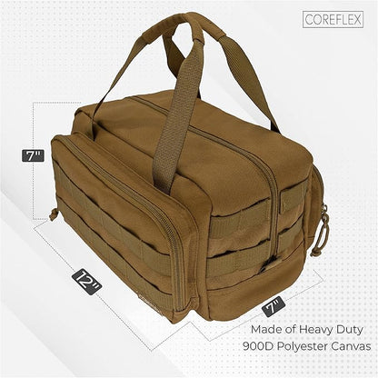 Coreflex 12-Inch Heavy Duty Tool Bag, Tactical, Gear, Range, EDC,Tool for cars, Multi-Purpose Work Bag for Mechanics, Electrician, Carpenters, Builders,Plumbers 12" X 7" X 7"