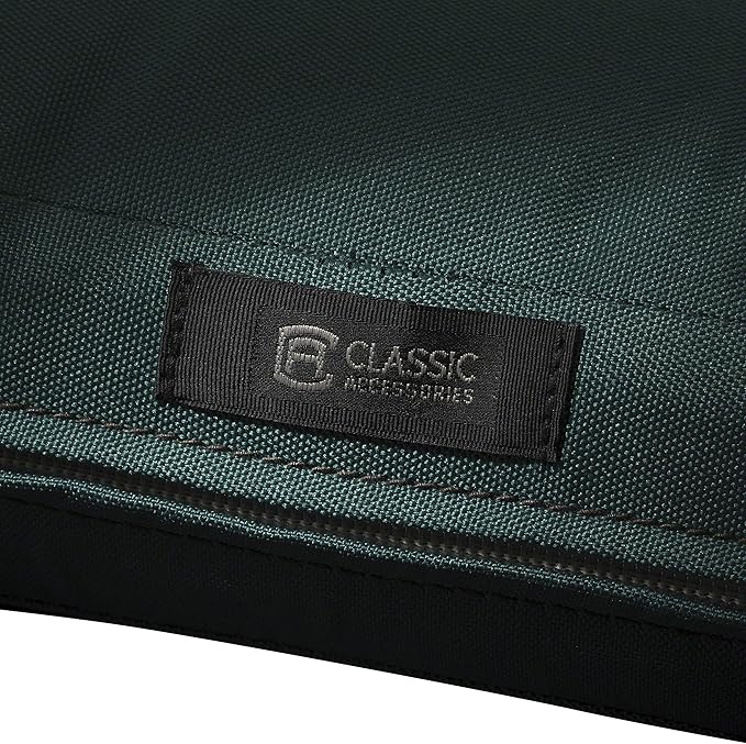 Classic Accessories Ravenna Water-Resistant Patio Chaise Cushion, 80 x 26 x 3 Inch, Mallard Green, Outdoor Seat Cushions