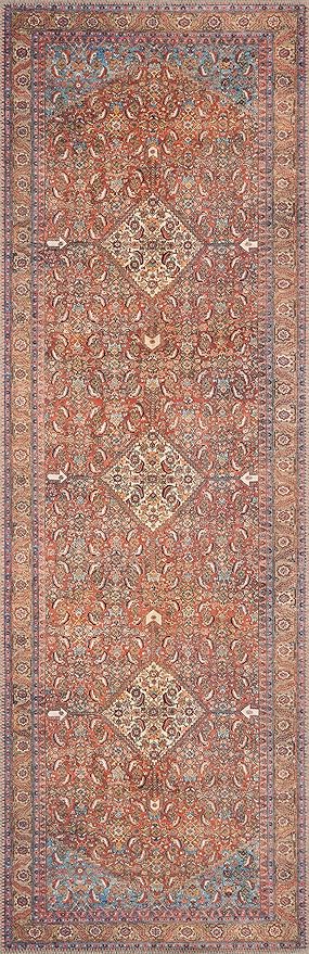 Loloi Loren Collection LQ-06 Red/Multi 8'-4" x 11'-6" Area Rug