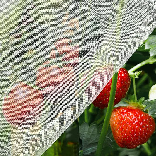 Unves 10' x 30' Garden Netting, Mosquito Bird Netting for Garden, Insect Plant Cover Bug Net Mesh for Vegetables Fruits Trees Flowers Blueberries Tomatoes Protection