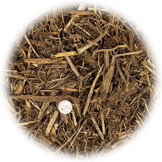 Gardenera Premium Organic Natural Mulch Cover - Enhance Your Indoor Plants with Natural Aroma and Organic Benefits - 1 Quart