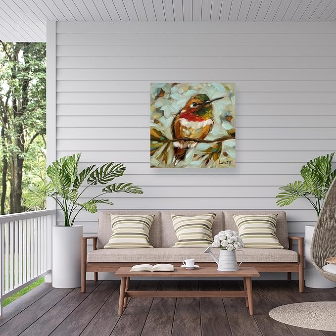 Outdoor Canvas Art - Andrea Lavery 'Take a Rest' Wall Art for Outdoor Spaces, Patios, or Gardens by Trademark Fine Art
