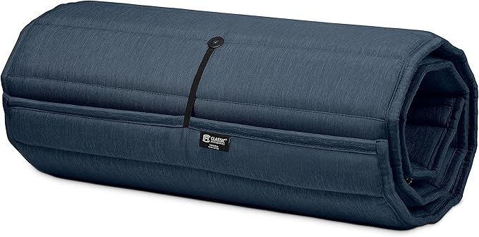 Classic Accessories Storigami Water-Resistant 72 x 21 Inch Chaise Lounge Cushion, Heather Indigo, Patio Cushion