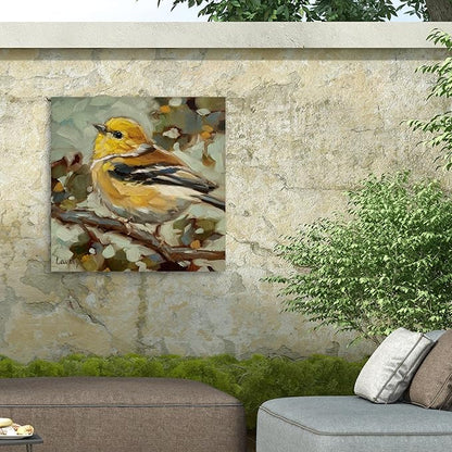 Outdoor Canvas Art - Andrea Lavery 'Goldie' Wall Art for Outdoor Spaces, Patios, or Gardens by Trademark Fine Art