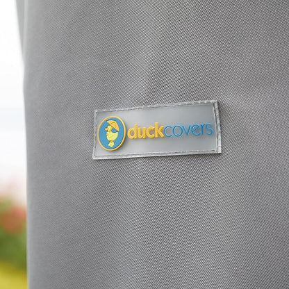 DUCKCOVERS Soteria Waterproof 96 Inch Rectangular/Oval Patio Table with Chairs Cover, Outdoor Table and Chair Cover