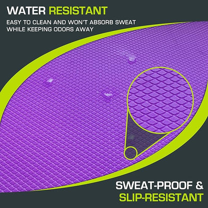 ProsourceFit Exercise Balance Pad, Non-Slip Cushioned Foam Mat & Knee Pad for Fitness and Stability Training, Yoga, Physical Therapy