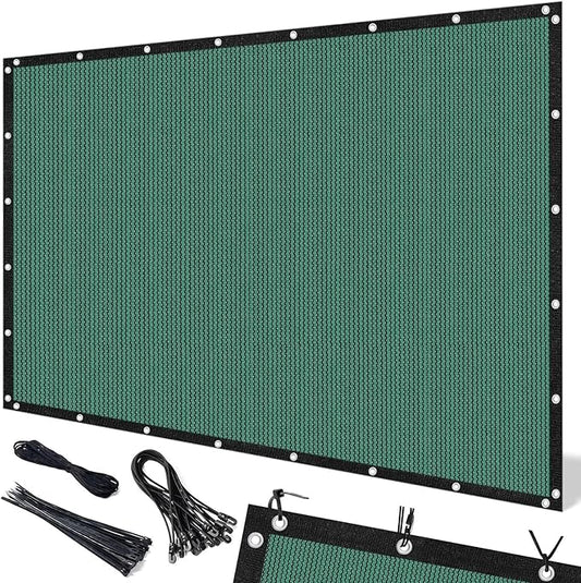 Artpuch 90% Sun Shade Cloth, 12 x 16 FT Pergola Shade Cover Canopy with Grommets, Sun Screen Fabric Tarp for Patio, Outdoor, Garden, Backyard, Green