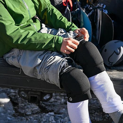 Pro-Tec Undercover Snow Knee Pads – Slim, Low Profile, EVA Foam Knee Gear for Skiing and Snowboarding
