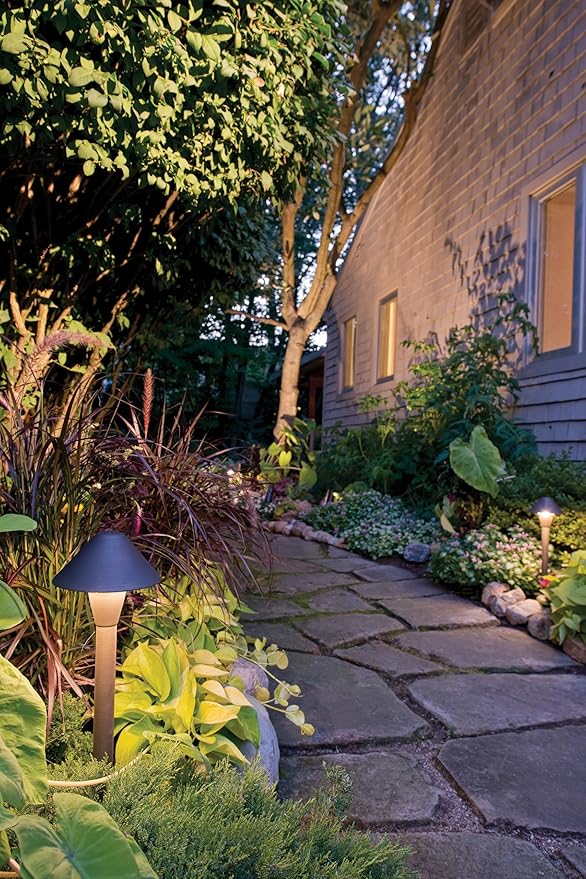 Hinkley Hardy Island Springfield 16016MZ-LL Mini LED Low Voltage Landscape Pathway Light - 12v, Dimmable, Aluminum - Matte Bronze