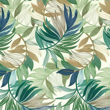 LVTXIII Outdoor Seat Cushions Seasonal Replacement Chair Cushions, Patio Chair Pads with Ties for Dining Chairs and Garden Furniture, Square Back, 18.5"x16"x2", 2 Pack, Lush Leaf Green