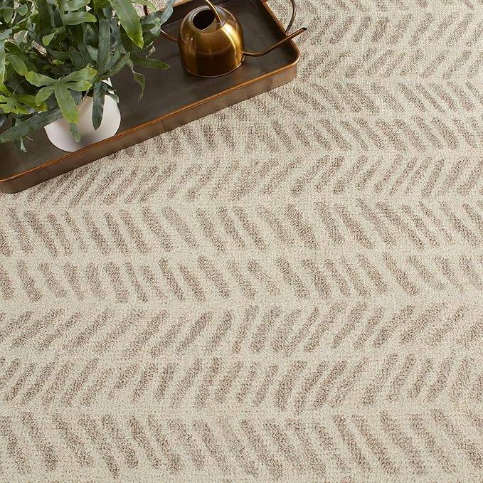Dash & Albert Rowley Grey Machine Washable Rug, Runner-2.5 X 8 Feet, Grey Graphic Pattern