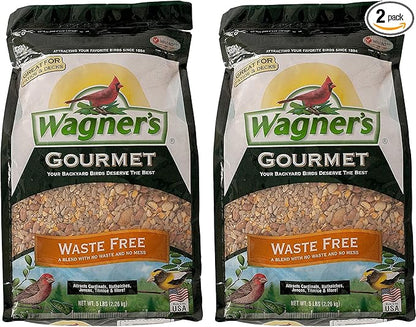 Wagner's 22056 Gourmet Waste Free Wild Bird Food, 5-Pound Bag, 2-Pack