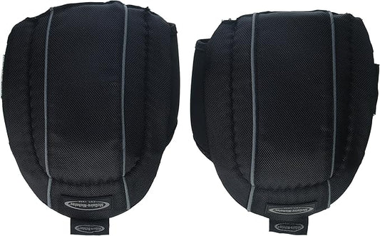 McGuire-Nicholas Non-Marring Knee Pads, Premium EVA Foam Construction Knee Pads for Flooring, Construction, Painting, Welding, Plumbing, black/gray (22377-3)