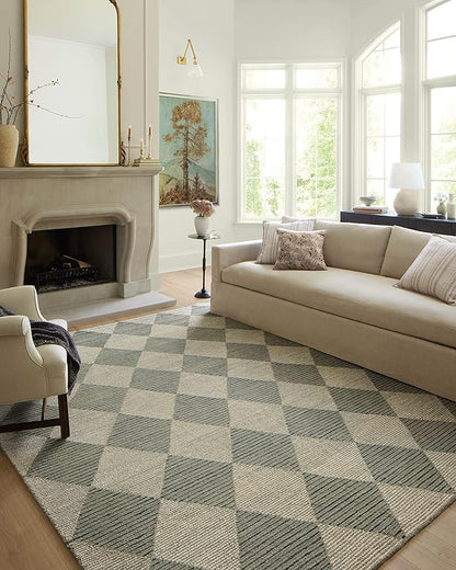 Loloi Chris Loves Julia Francis Collection FRA-01 Spa/Granite 8'-6" x 12' Area Rug