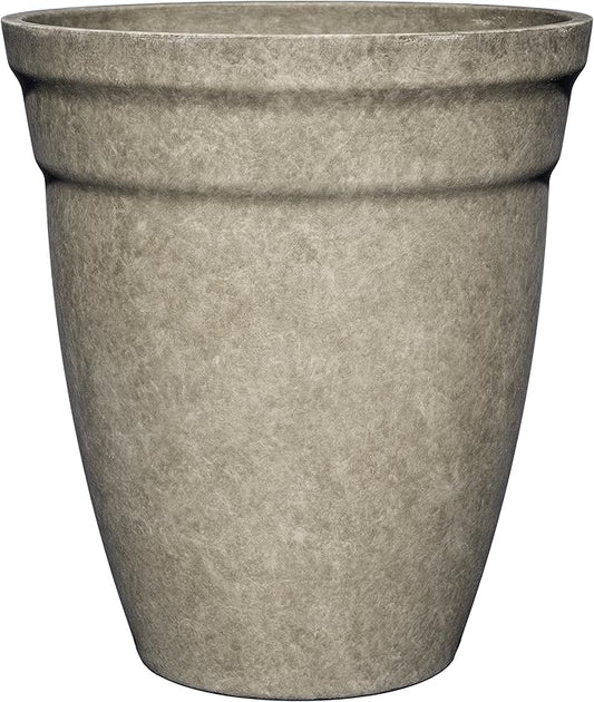 Classic Home and Garden Premiere Collection Planter, Allaire 12", Cloud Gray