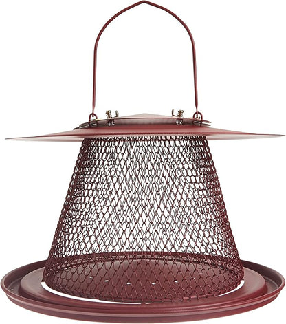 Perky-Pet Durable Wild Bird Feeder - 2.5 lb Seed Capacity - Feed up to 15 Birds at Once - Red, C00322 - Hanging Wild Bird Feeder for Outdoor Decor