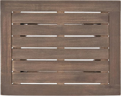 Christopher Knight Home Sadie Outdoor Acacia Wood Accent Table, Gray Finish