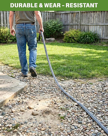 Lightweight Garden Hose 100FT, Flexible Kink Resistant Water Hose, Non-Expanding Heavy Duty for Lawns RV Gardening and Outdoor, 5/8 inch