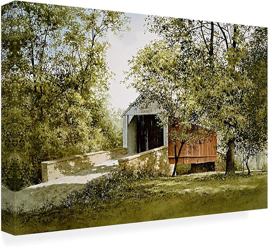 Outdoor Canvas Art - Ray Hendershot 'SUMMER PORTAL' Wall Art for Outdoor Spaces, Patios, or Gardens by Trademark Fine Art